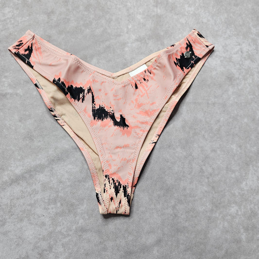 Gymshark Bikini Bottoms – Pink Abstract Print Size XS-S