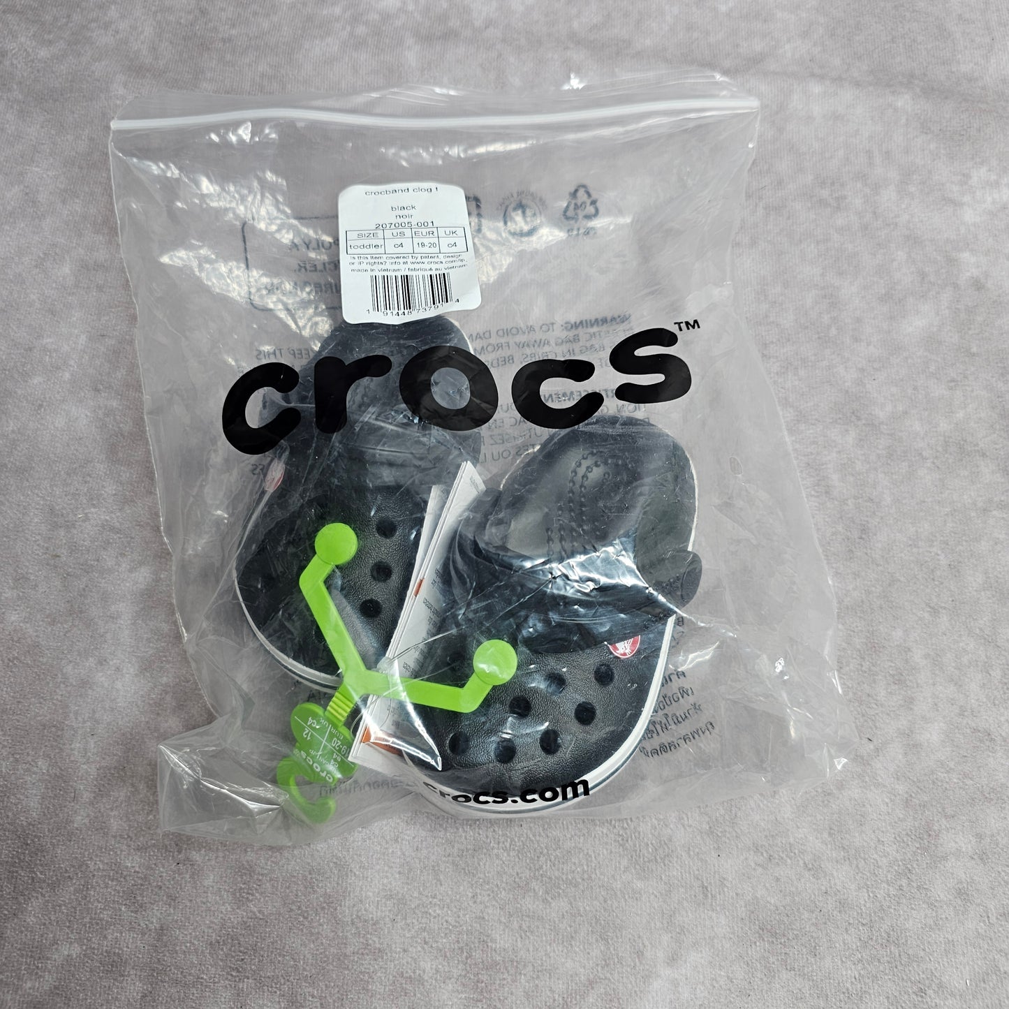 Crocs Kids Crocband Clog – Black UK 4
