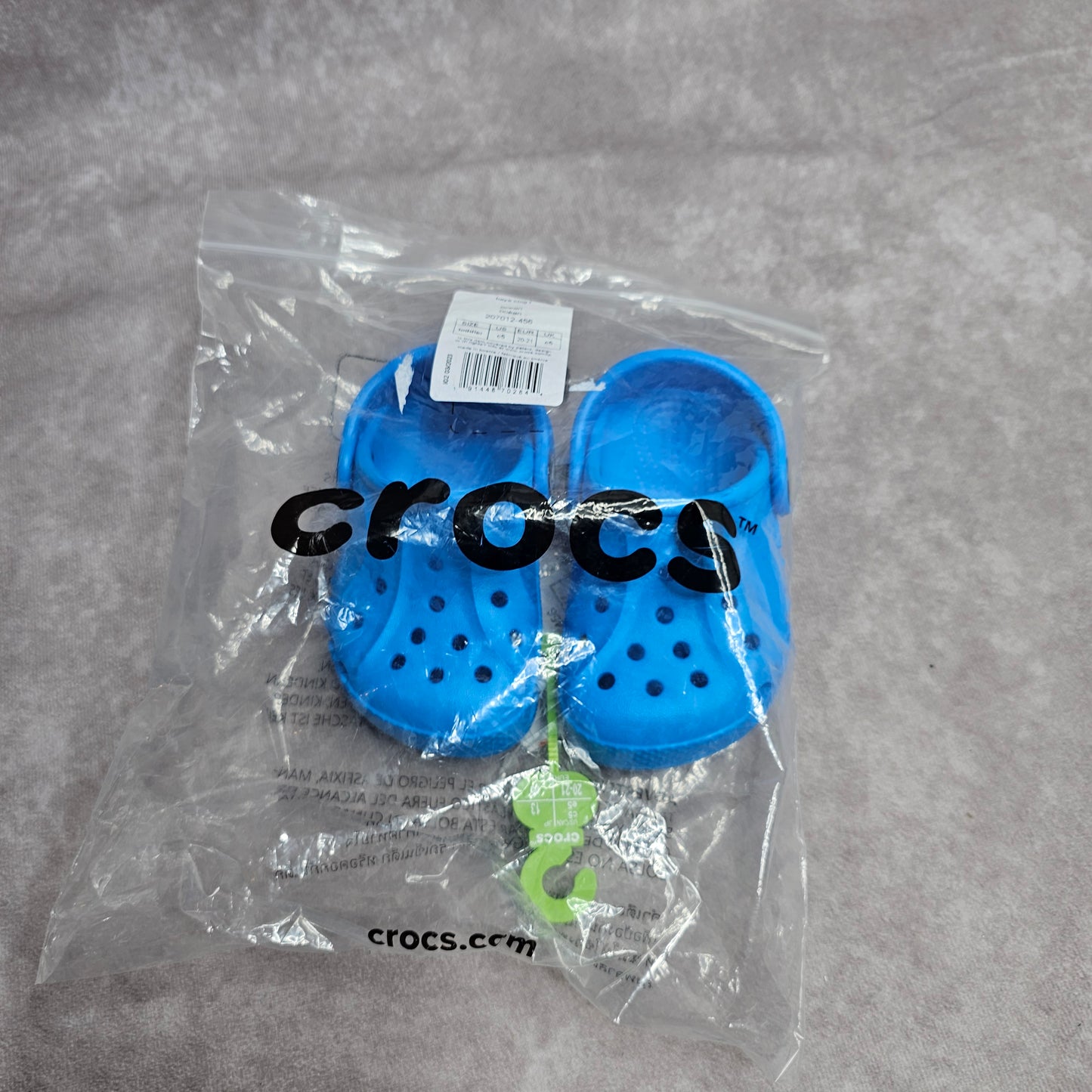 Crocs Kids Baya Clog – Digital Aqua UK 5