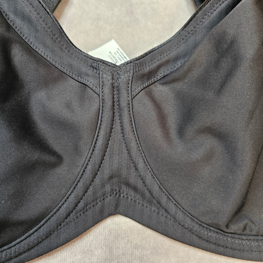Triumph Modern Soft+Cotton W01 Bra Black UK 38DD