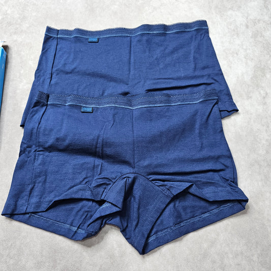 Sloggi Women’s Basic Cotton Shorts 2 Pack – Blue