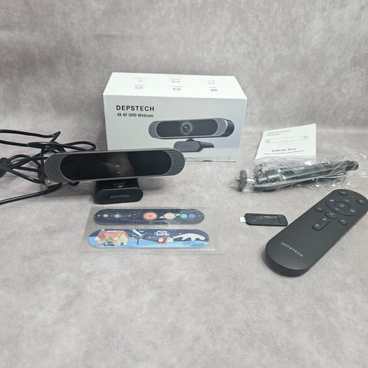DEPSTECH DW49 Pro 4K UHD Webcam – Black