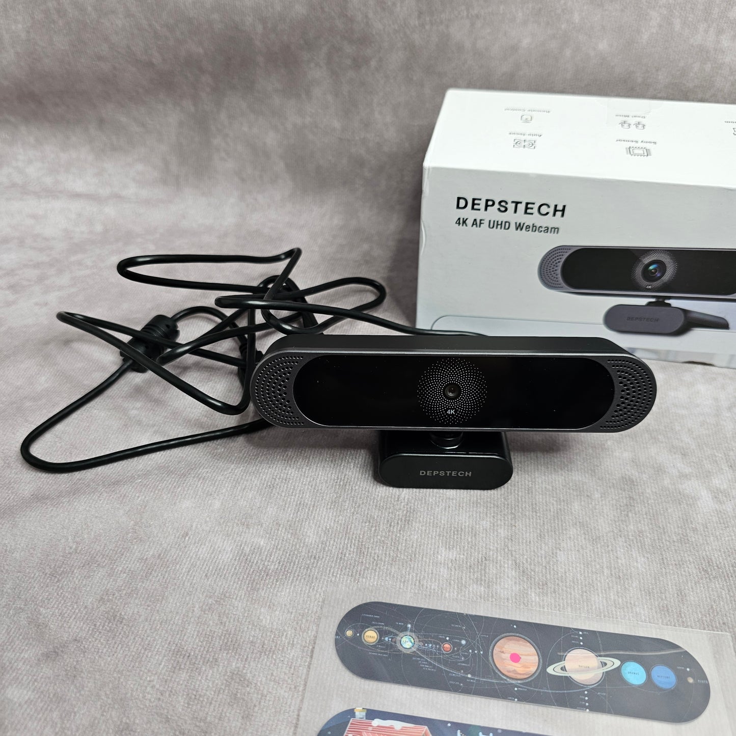 DEPSTECH DW49 Pro 4K UHD Webcam – Black
