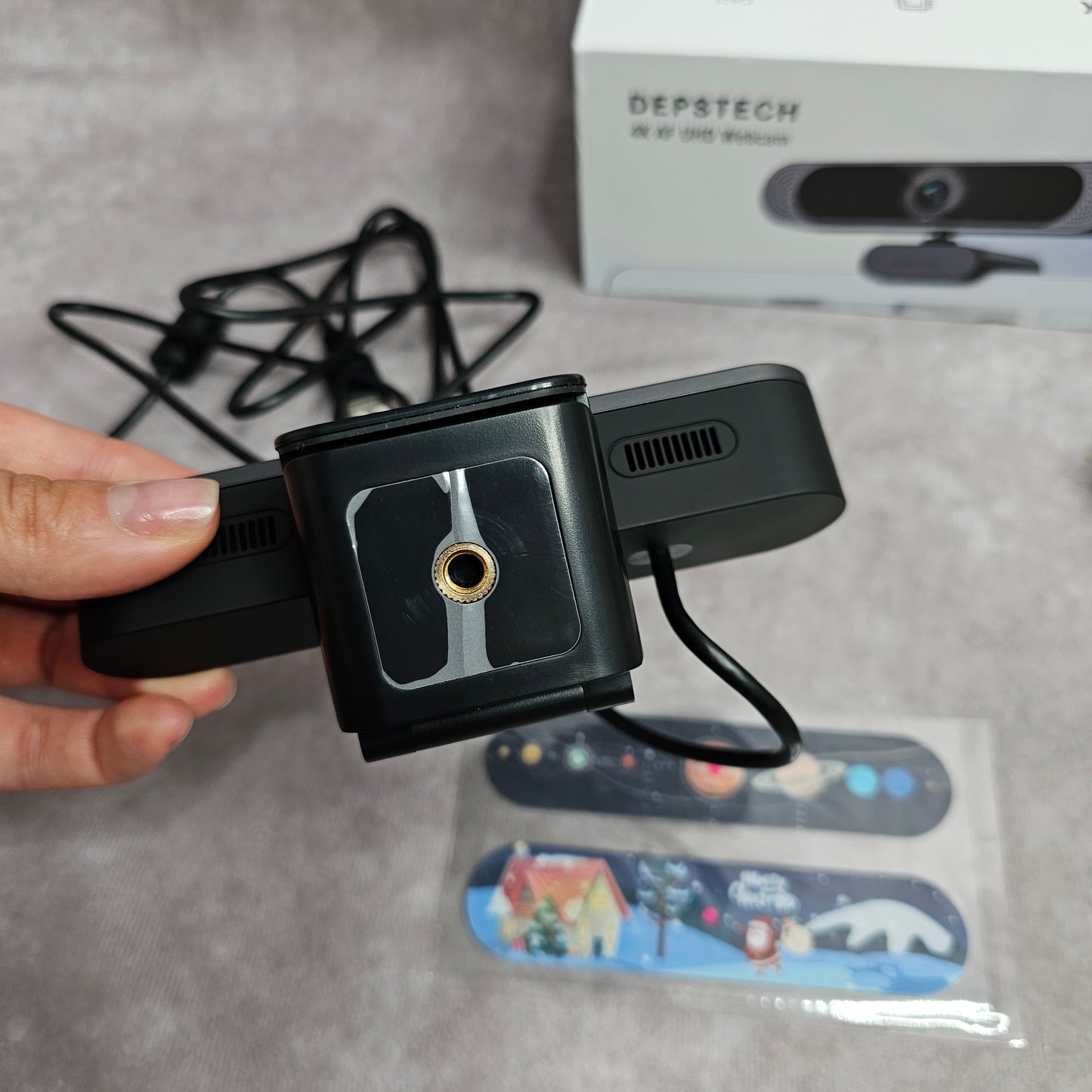 DEPSTECH DW49 Pro 4K UHD Webcam – Black