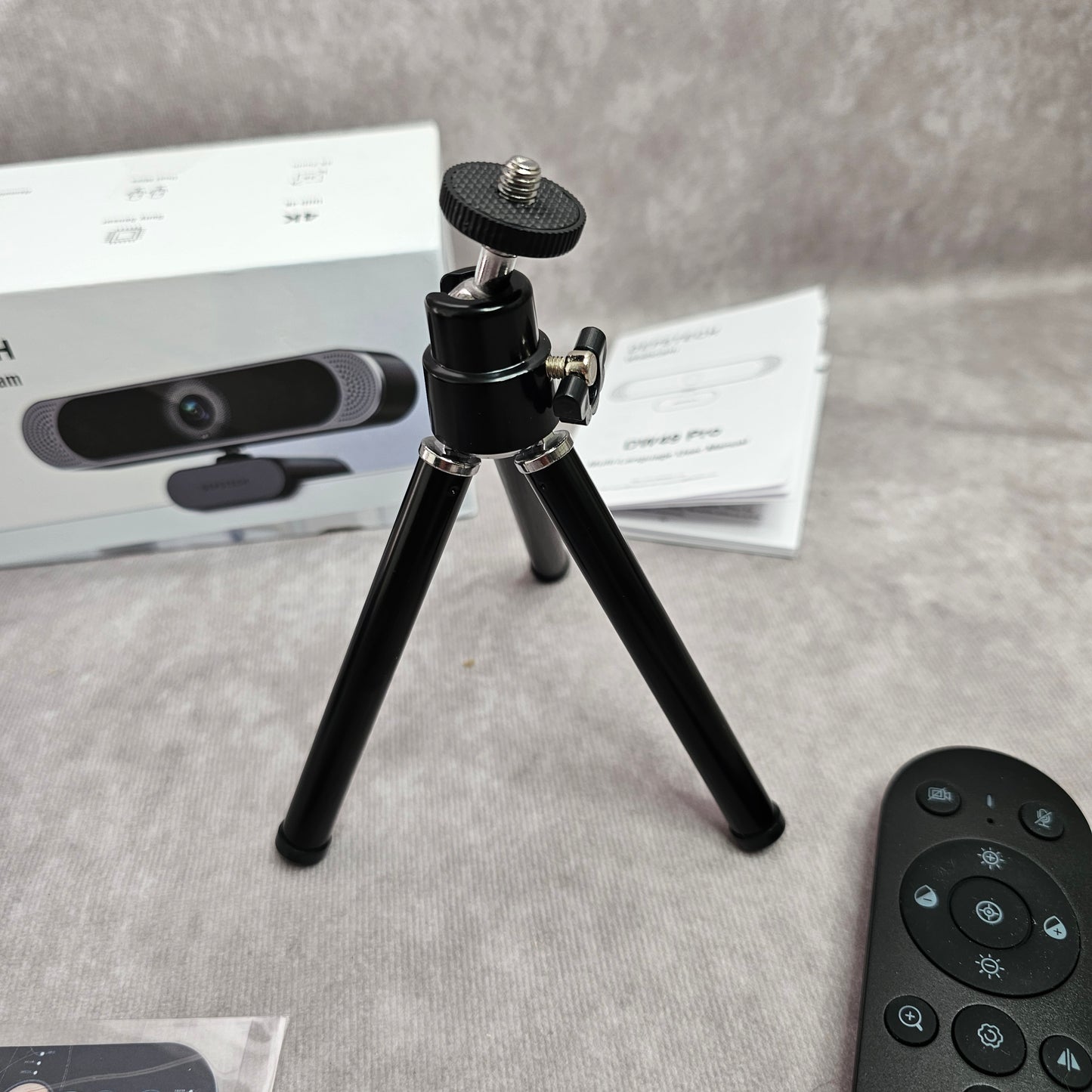 DEPSTECH DW49 Pro 4K UHD Webcam – Black