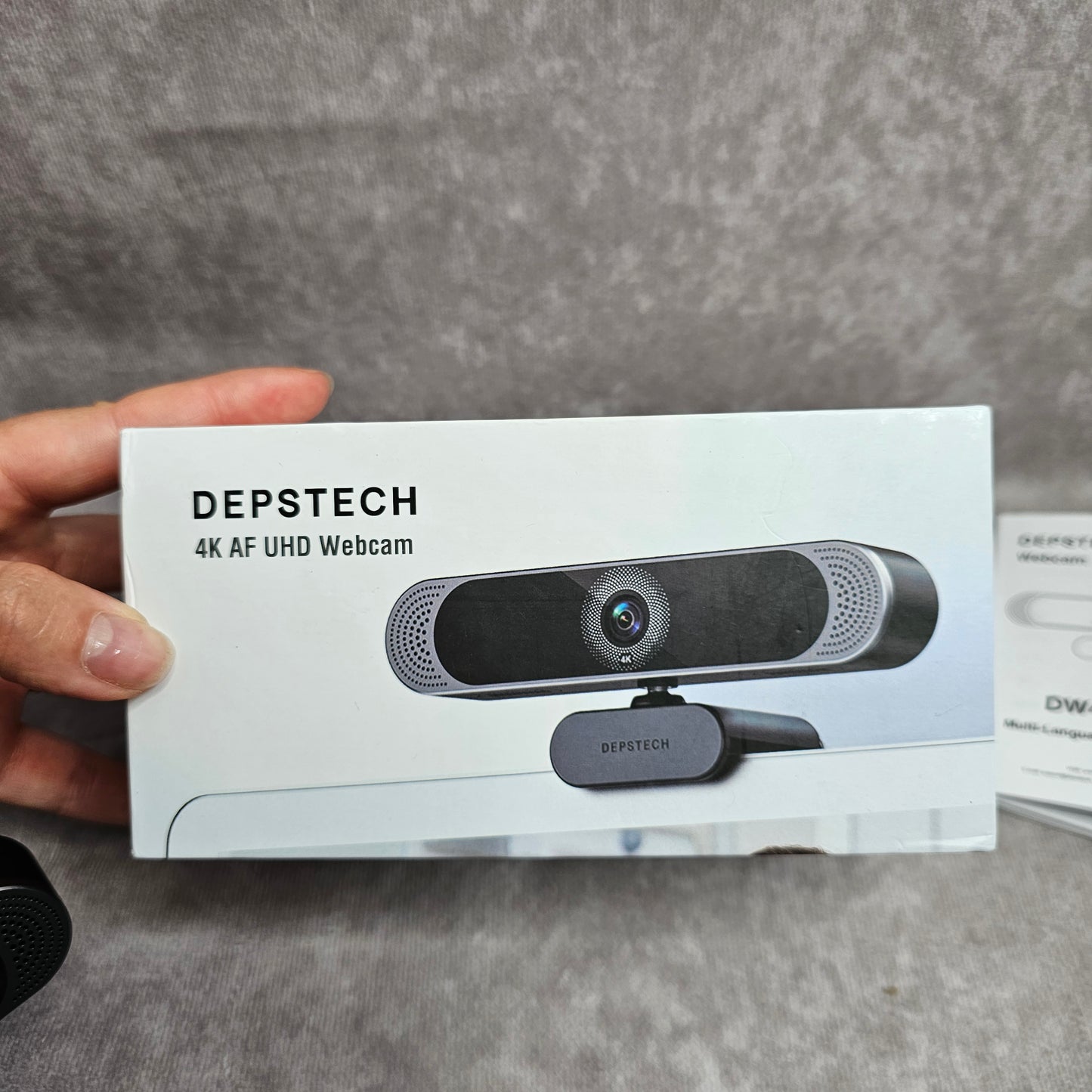 DEPSTECH DW49 Pro 4K UHD Webcam – Black