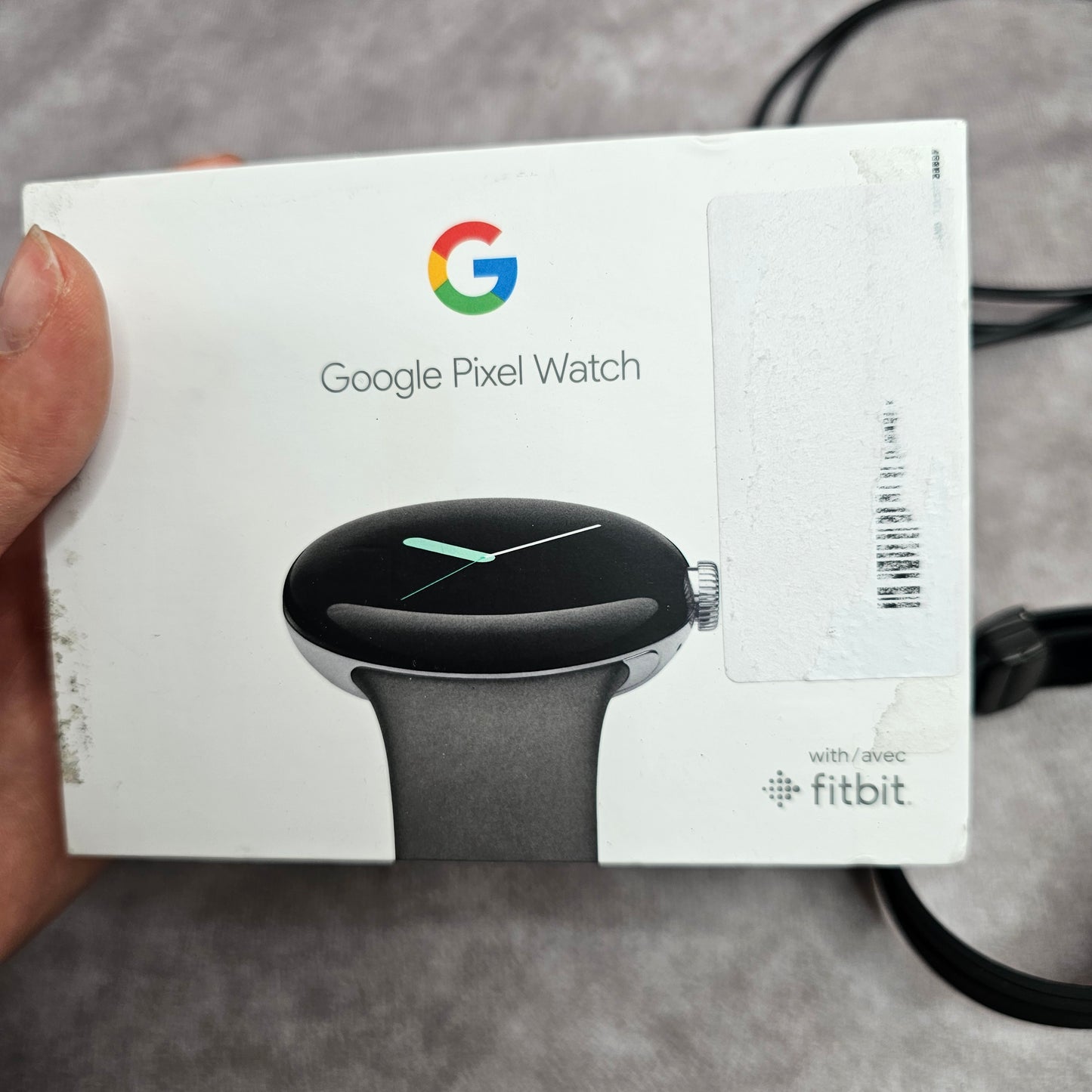 Google Pixel Watch Stainless Steel – Silver/Charcoal