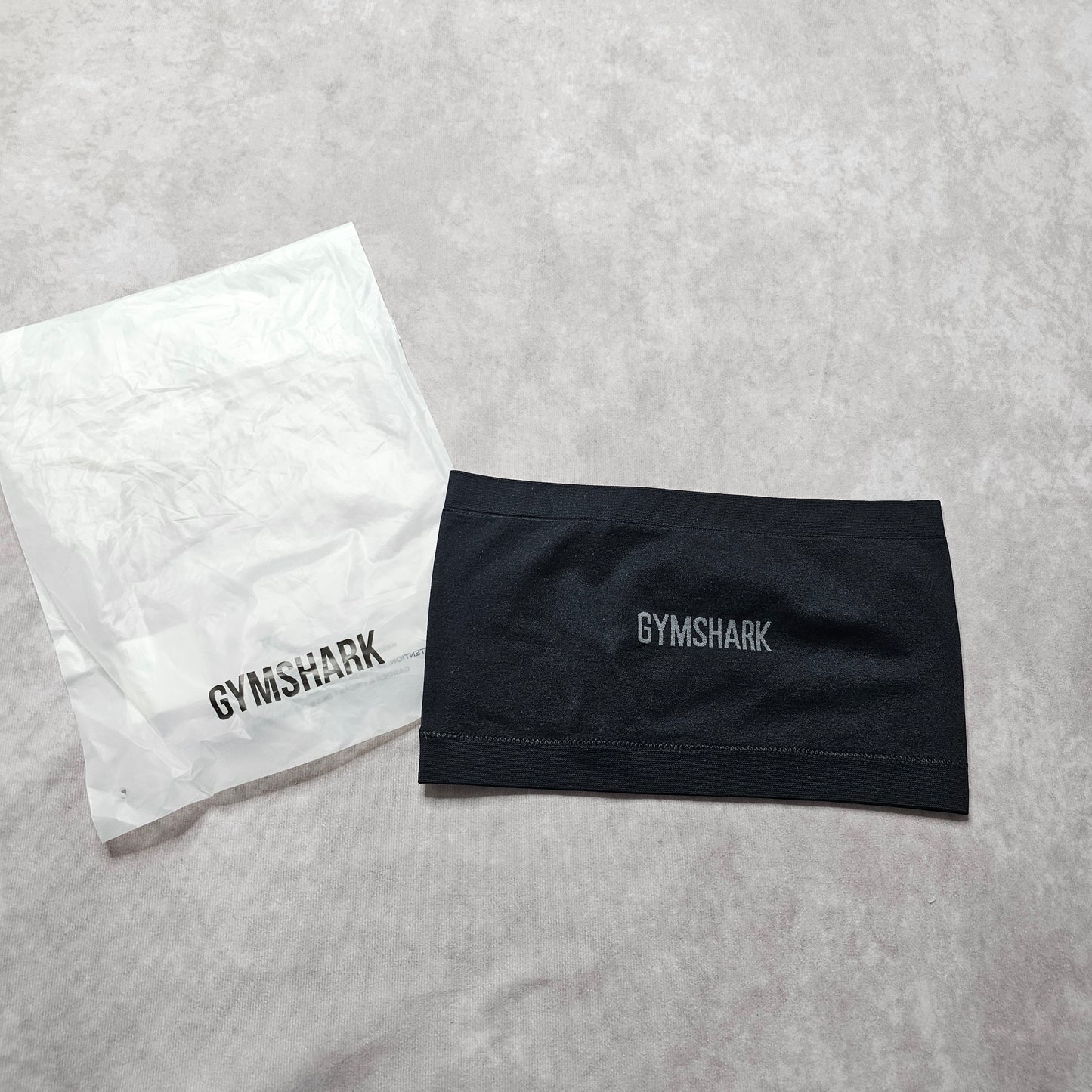 Gymshark Women’s Seamless Bandeau Top – Black Size S-M