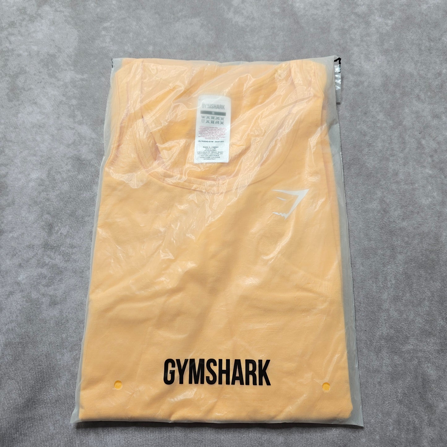 Gymshark Vital Seamless Tank Top – Yellow Marl Size S