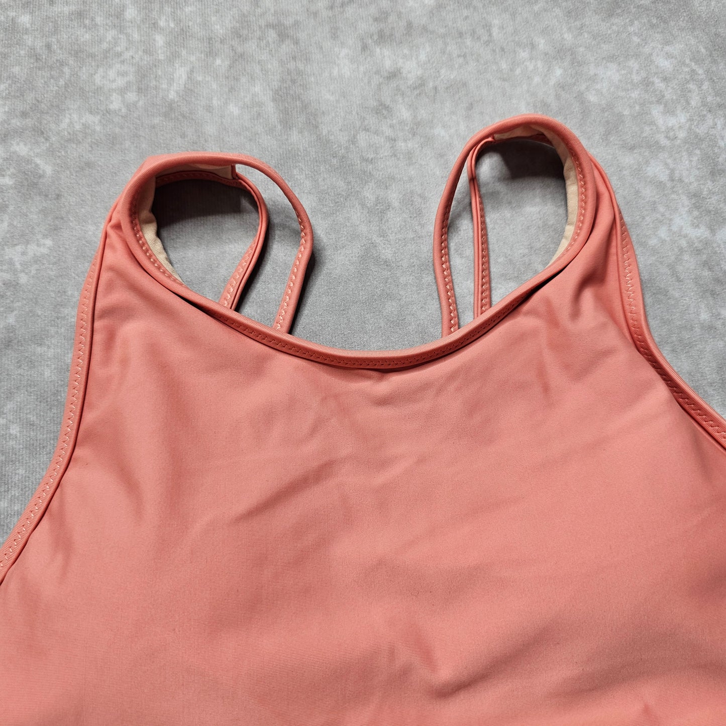 Gymshark Minimal Bikini Top – Desert Pink Size L