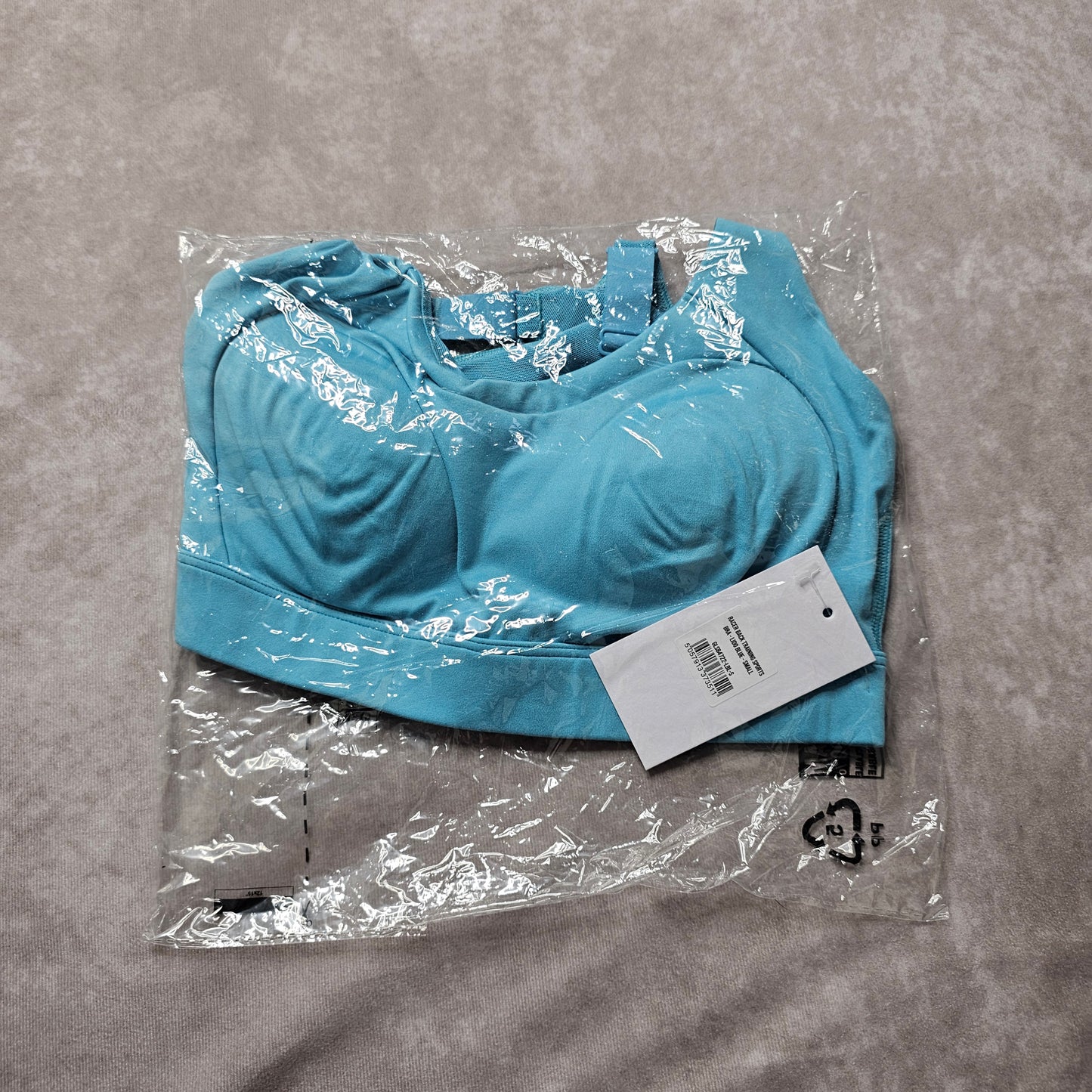 Gymshark Racerback Training Sports Bra – Lido Blue Size S