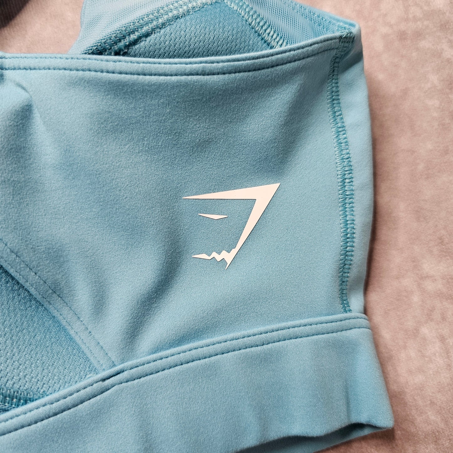 Gymshark Racerback Training Sports Bra – Lido Blue Size S
