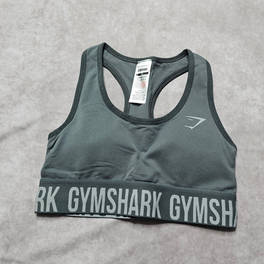 Gymshark Fit Seamless Sports Bra – Charcoal Grey Size XS
