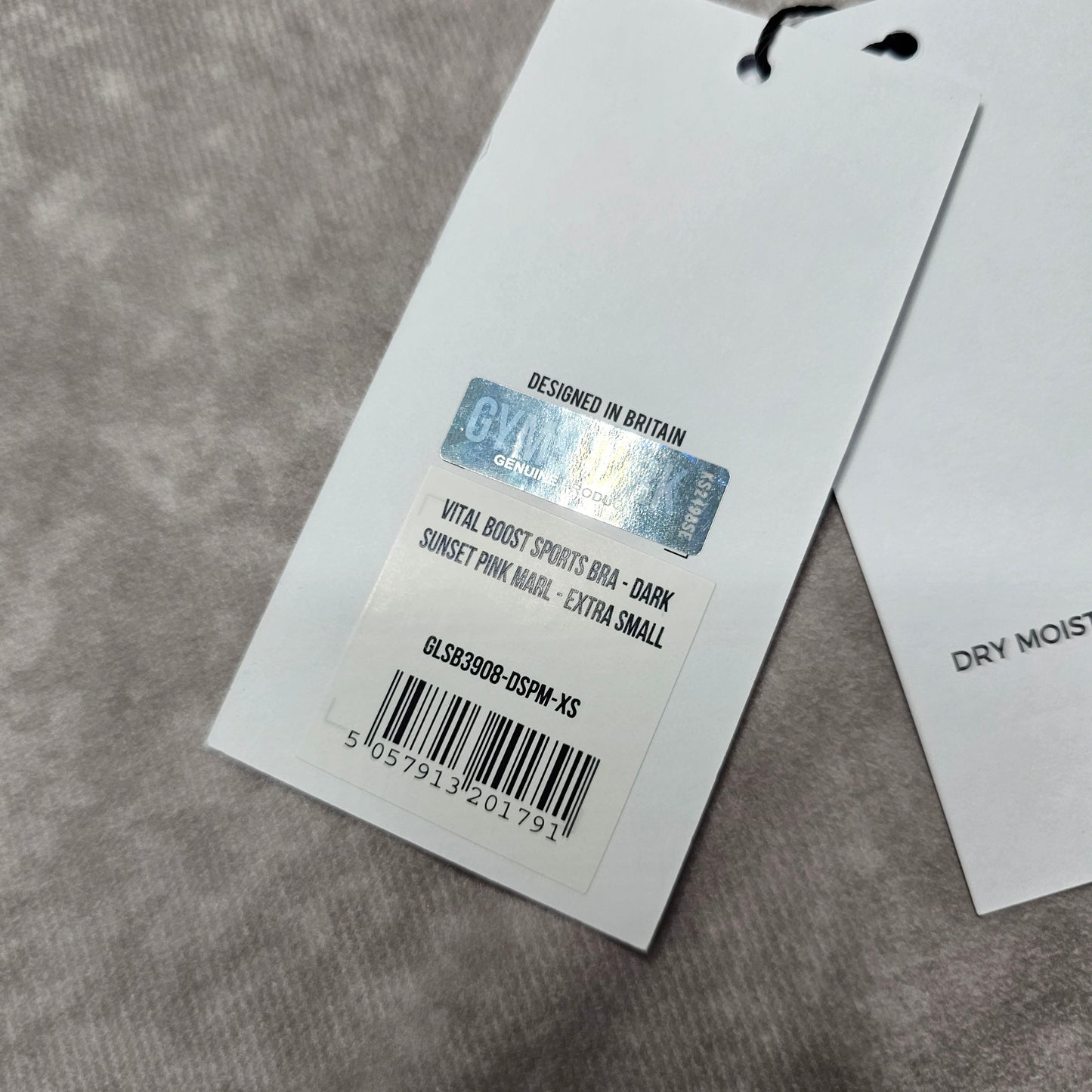 Gymshark Vital Boost Sports Bra – Dark Sunset Pink Marl XS