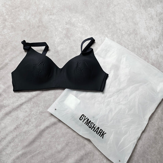 Gymshark Women’s Everyday Bonded Bra – Black Size S