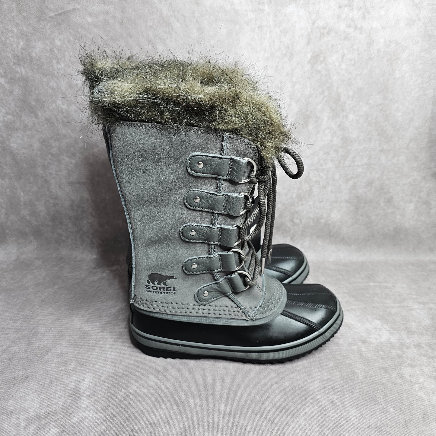 Sorel Joan of Arctic Snow Boots – Grey/Black UK 3