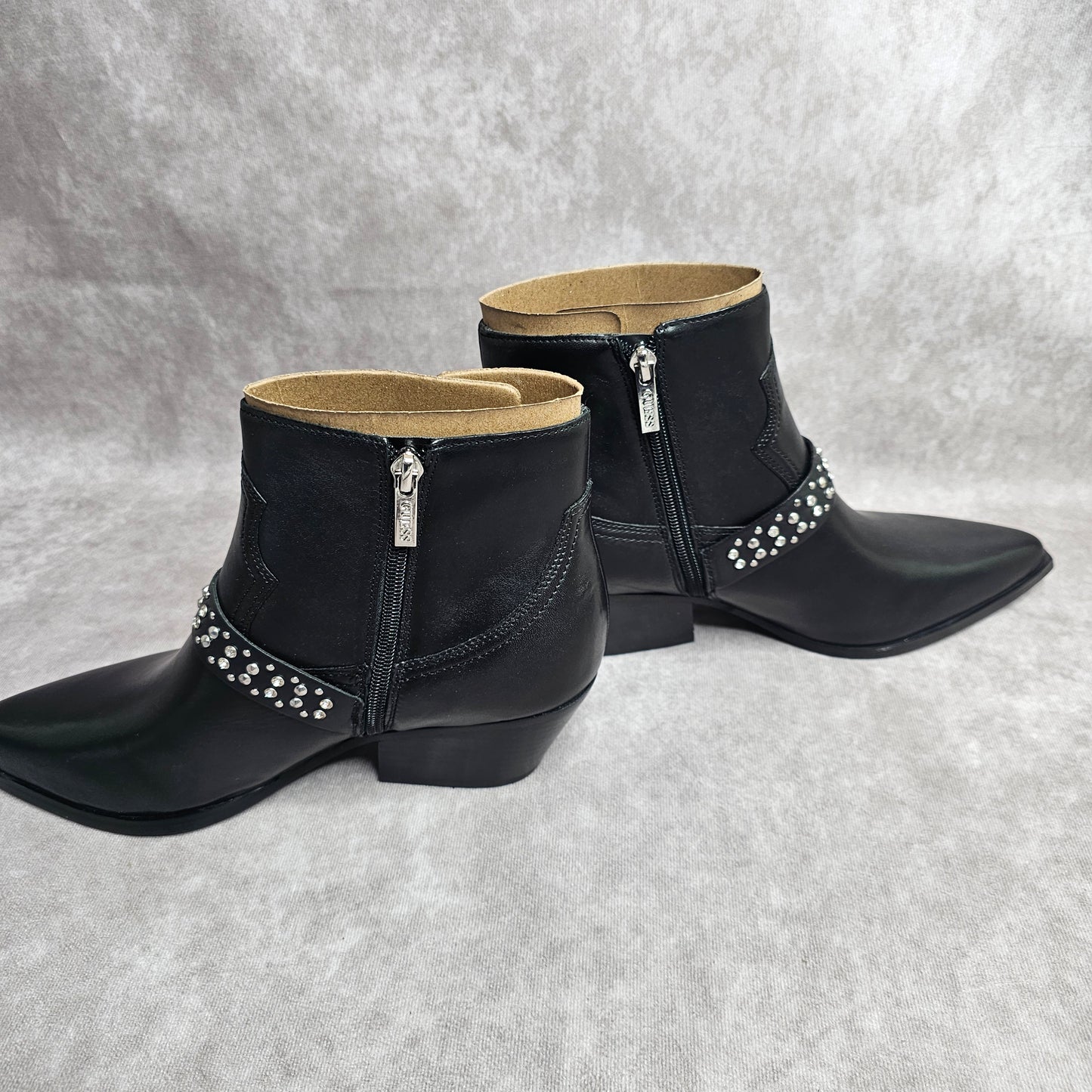 Guess Hermine Ankle Boots – Black UK 7