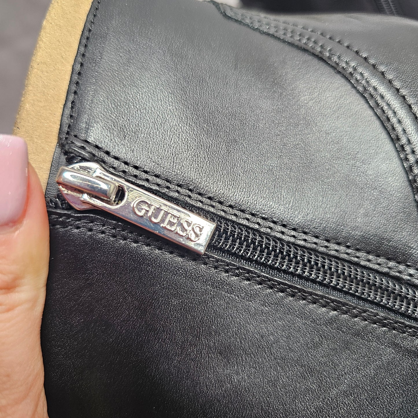 Guess Hermine Ankle Boots – Black UK 7