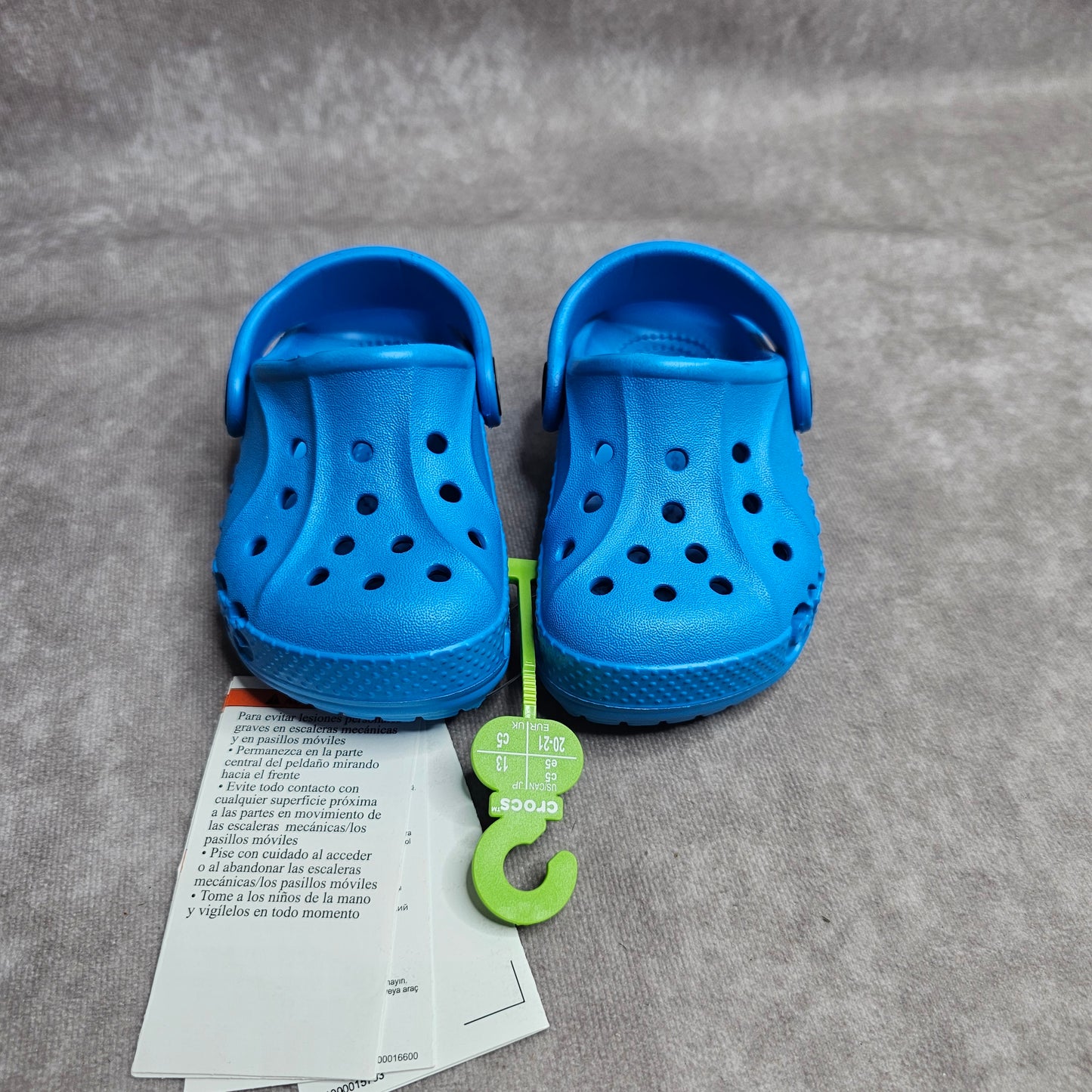 Crocs Kids Baya Clog – Digital Aqua UK 5
