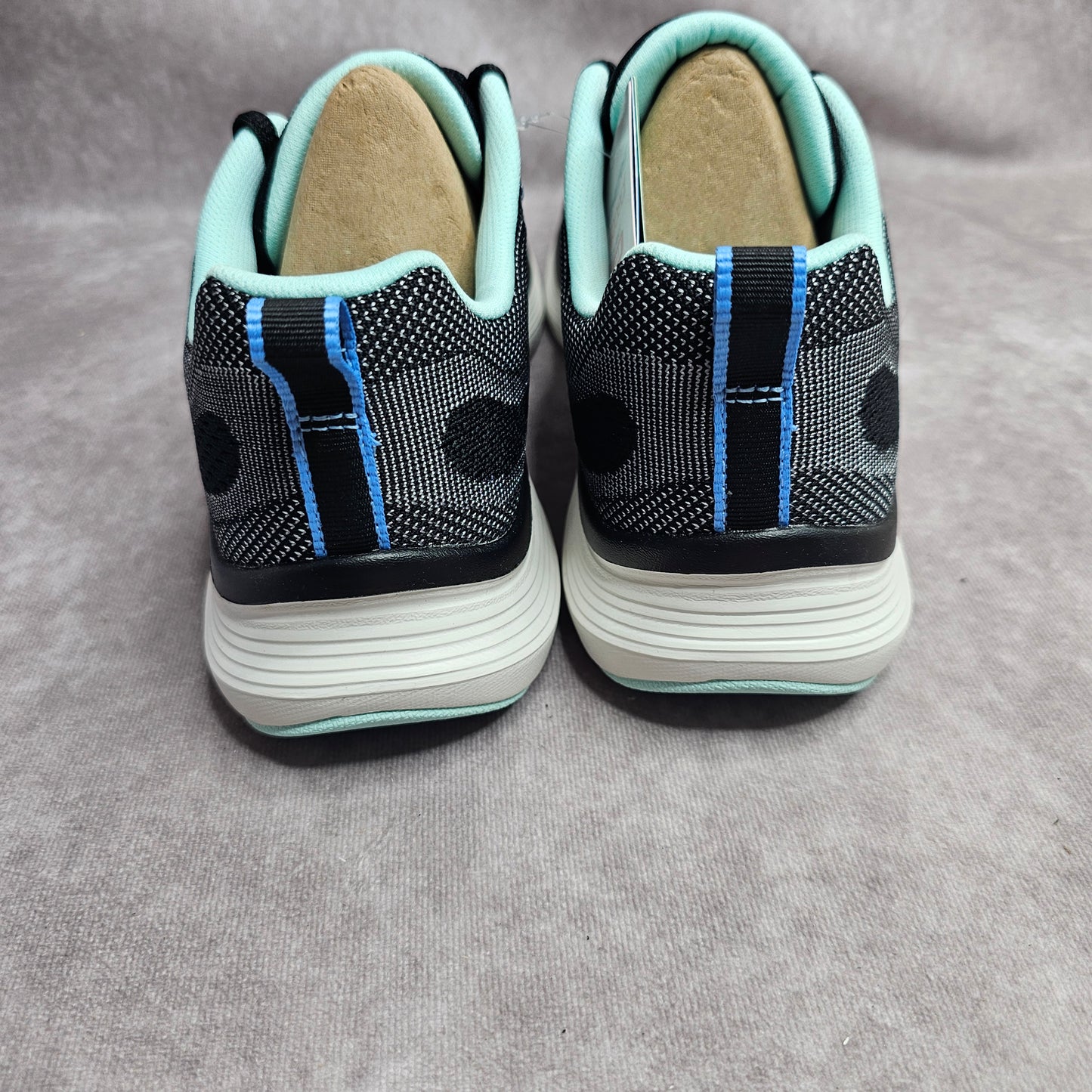 Skechers Flex Appeal 5.0 Cruising Thru – Black/Aqua UK 7