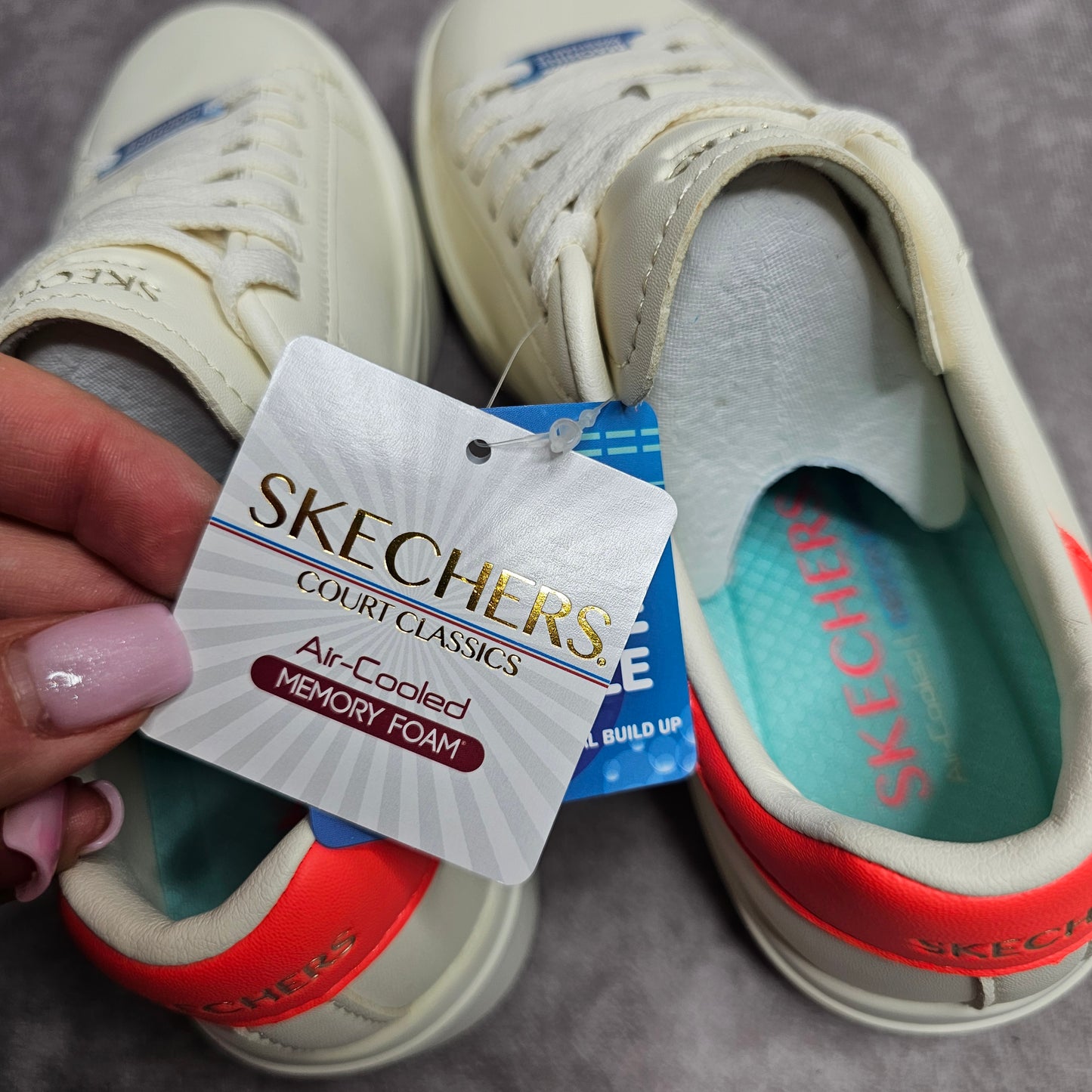 Skechers Eden LX Top Grade Trainers – Natural UK 2