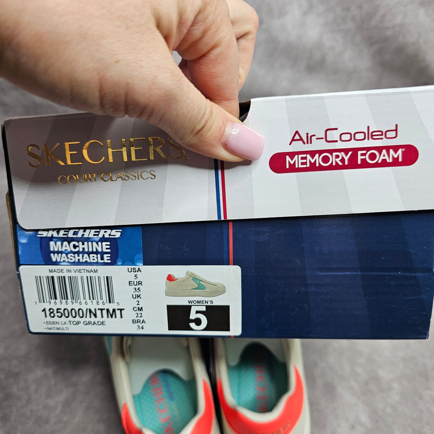 Skechers Eden LX Top Grade Trainers – Natural UK 2