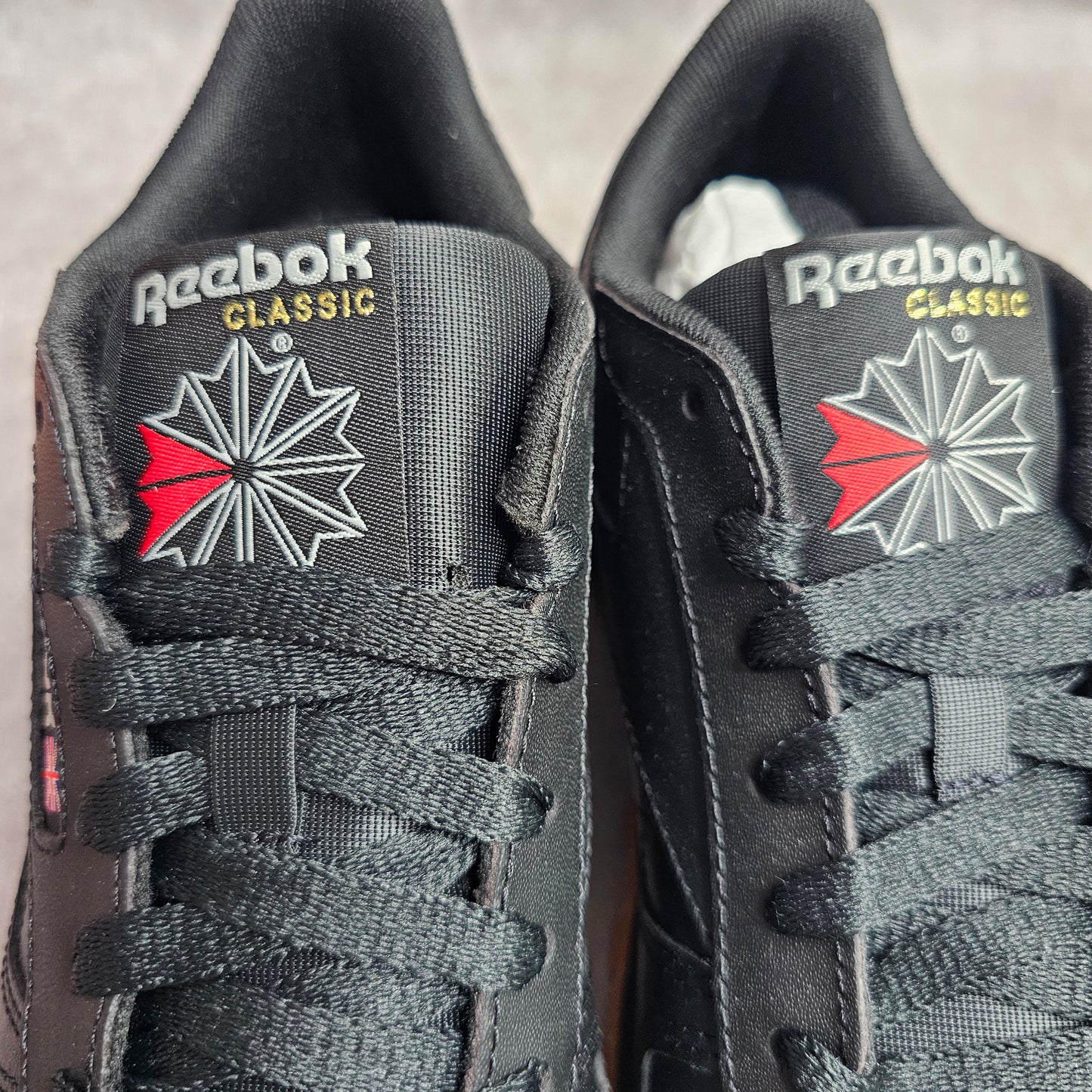 Reebok Classic Leather Trainers – Black UK 3.5