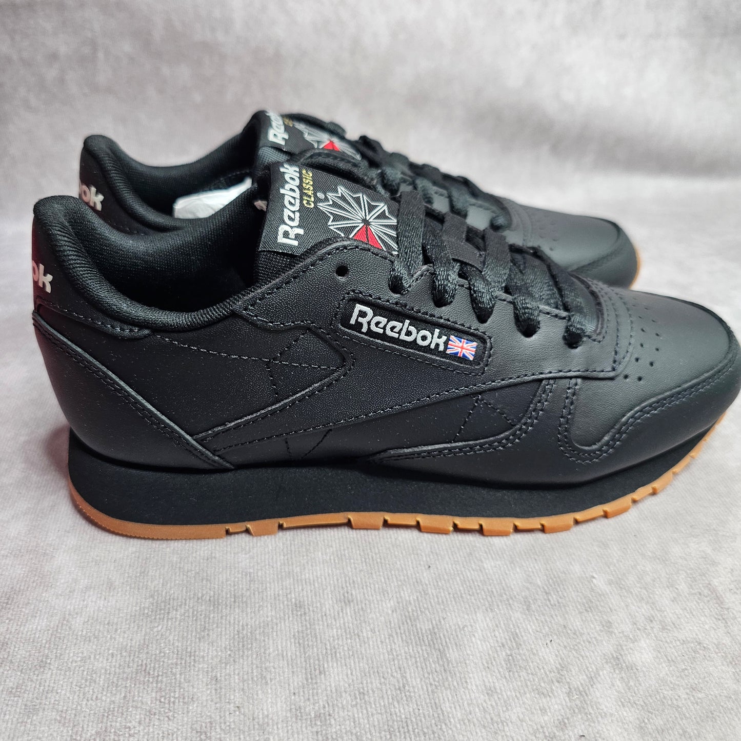 Reebok Classic Leather Trainers – Black UK 3.5