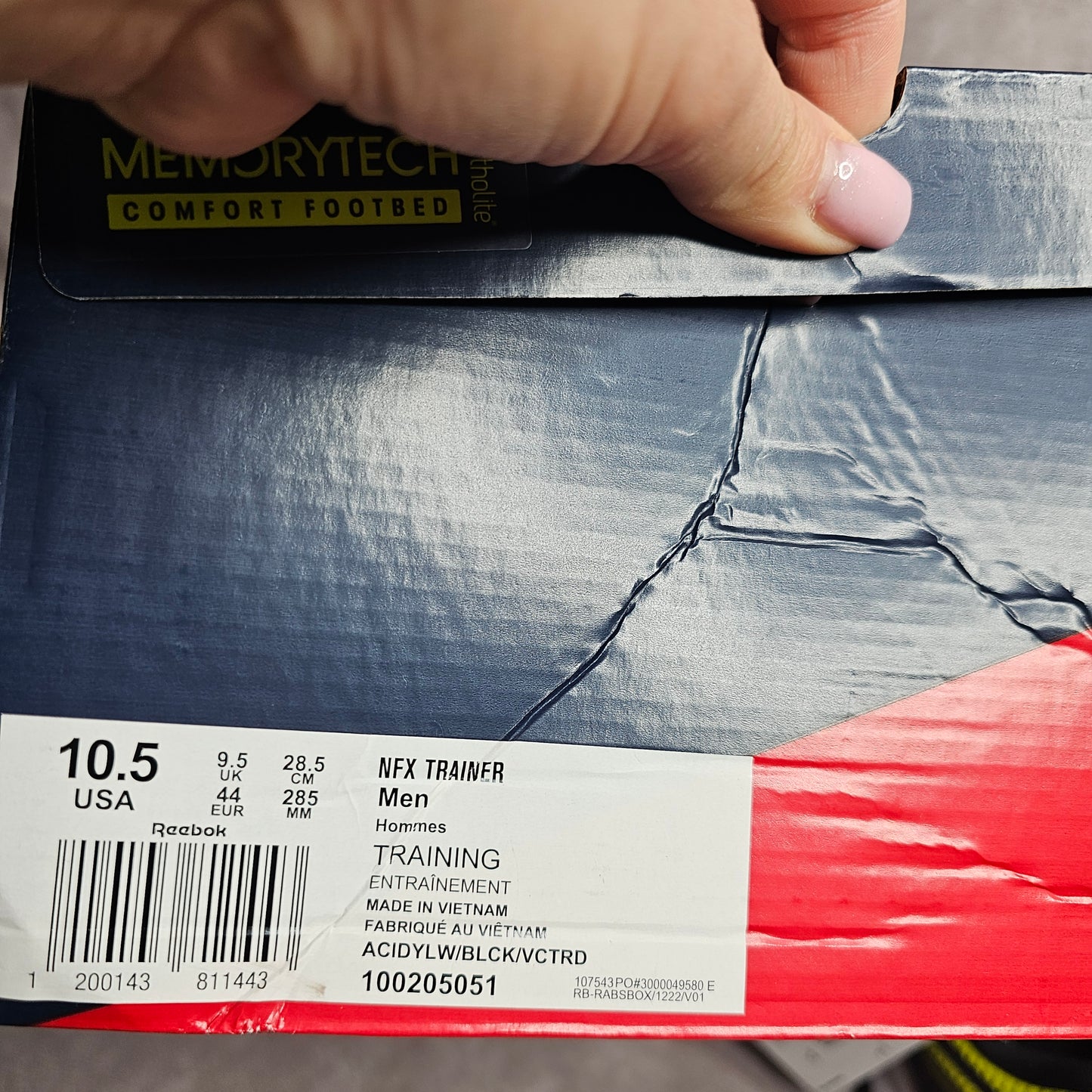 Reebok NFX Trainer Shoes – Acid Yellow UK 9.5