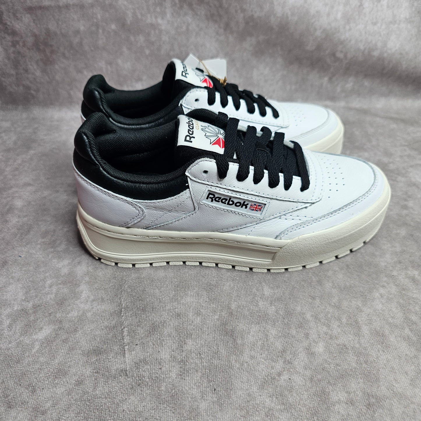 Reebok Club C Megacourt Trainers – White UK 3-3.5