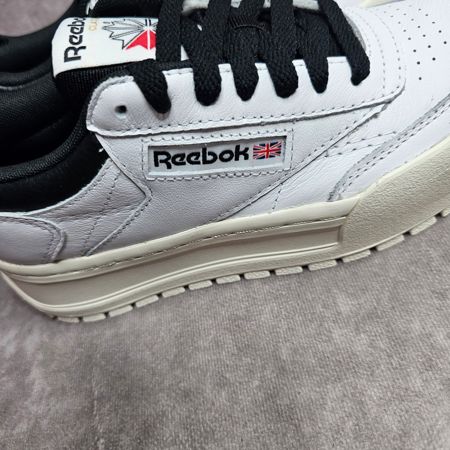 Reebok Club C Megacourt Trainers – White UK 3-3.5