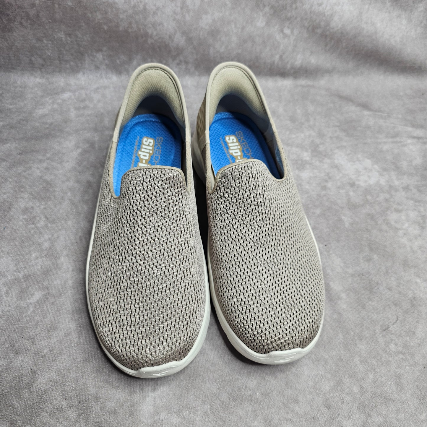 Skechers Go Walk Slip-Ins Trainers – Taupe UK 7