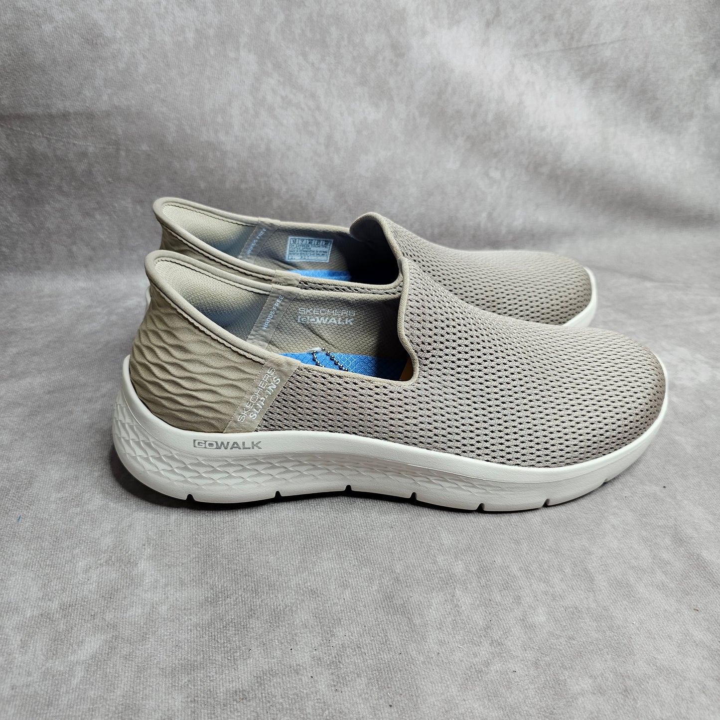 Skechers Go Walk Slip-Ins Trainers – Taupe UK 7