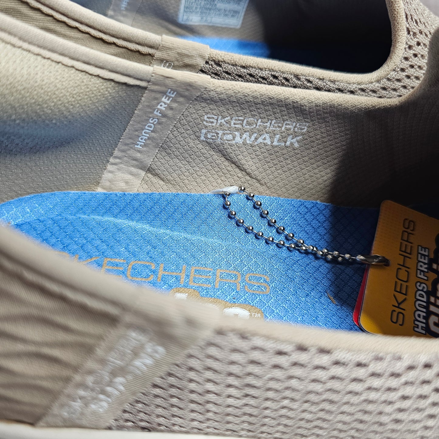 Skechers Go Walk Slip-Ins Trainers – Taupe UK 7
