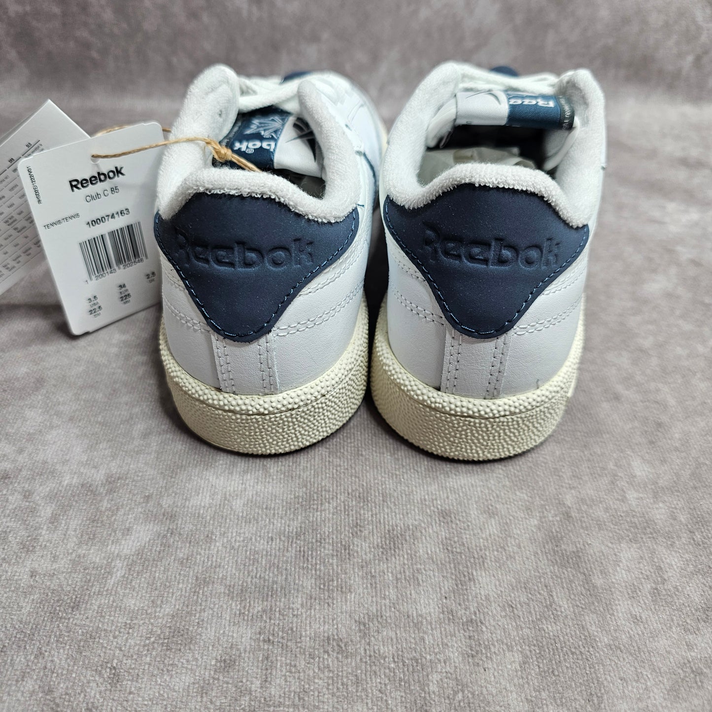 Reebok Club C 85 Trainers – White/Navy UK 2.5