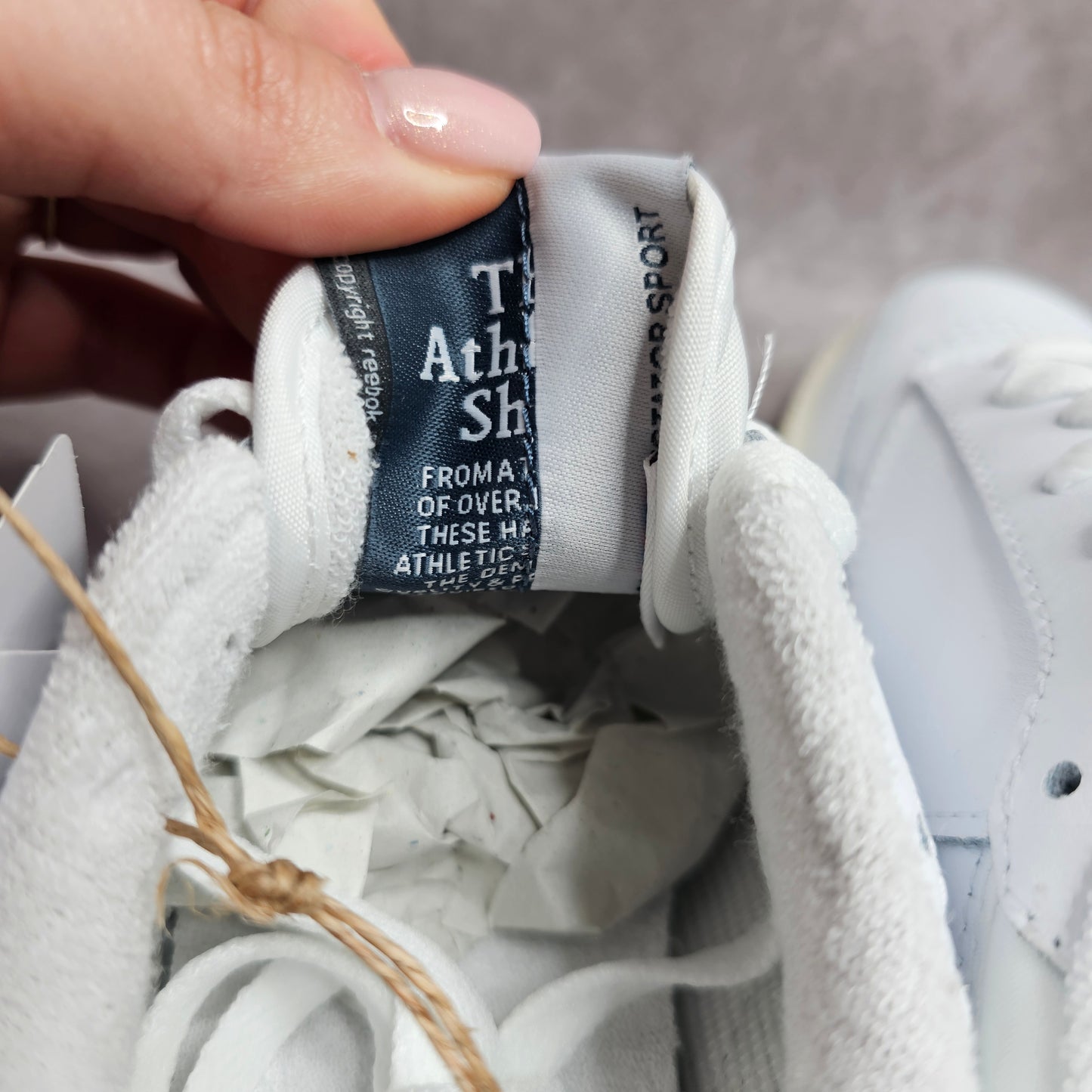 Reebok Club C 85 Trainers – White/Navy UK 2.5