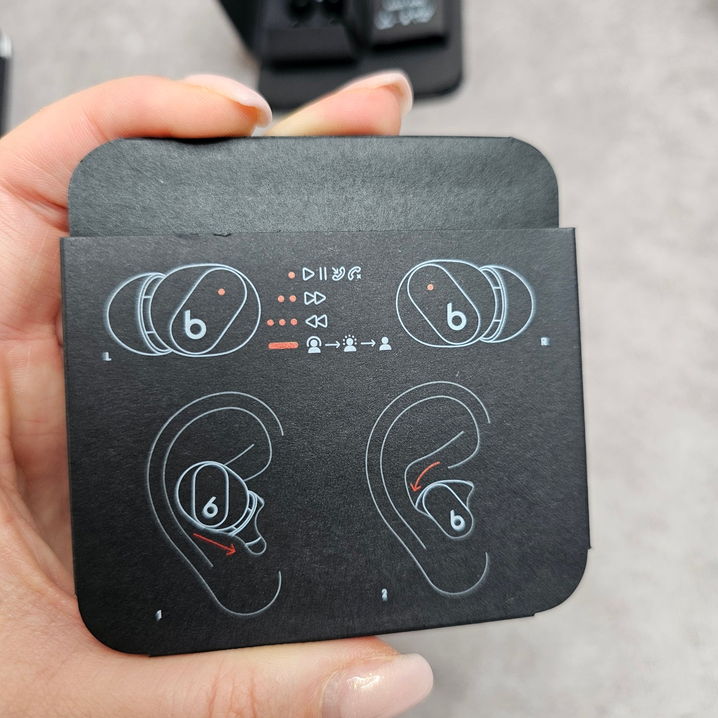 Beats Studio Buds Replacement Ear Tips Silicone Black