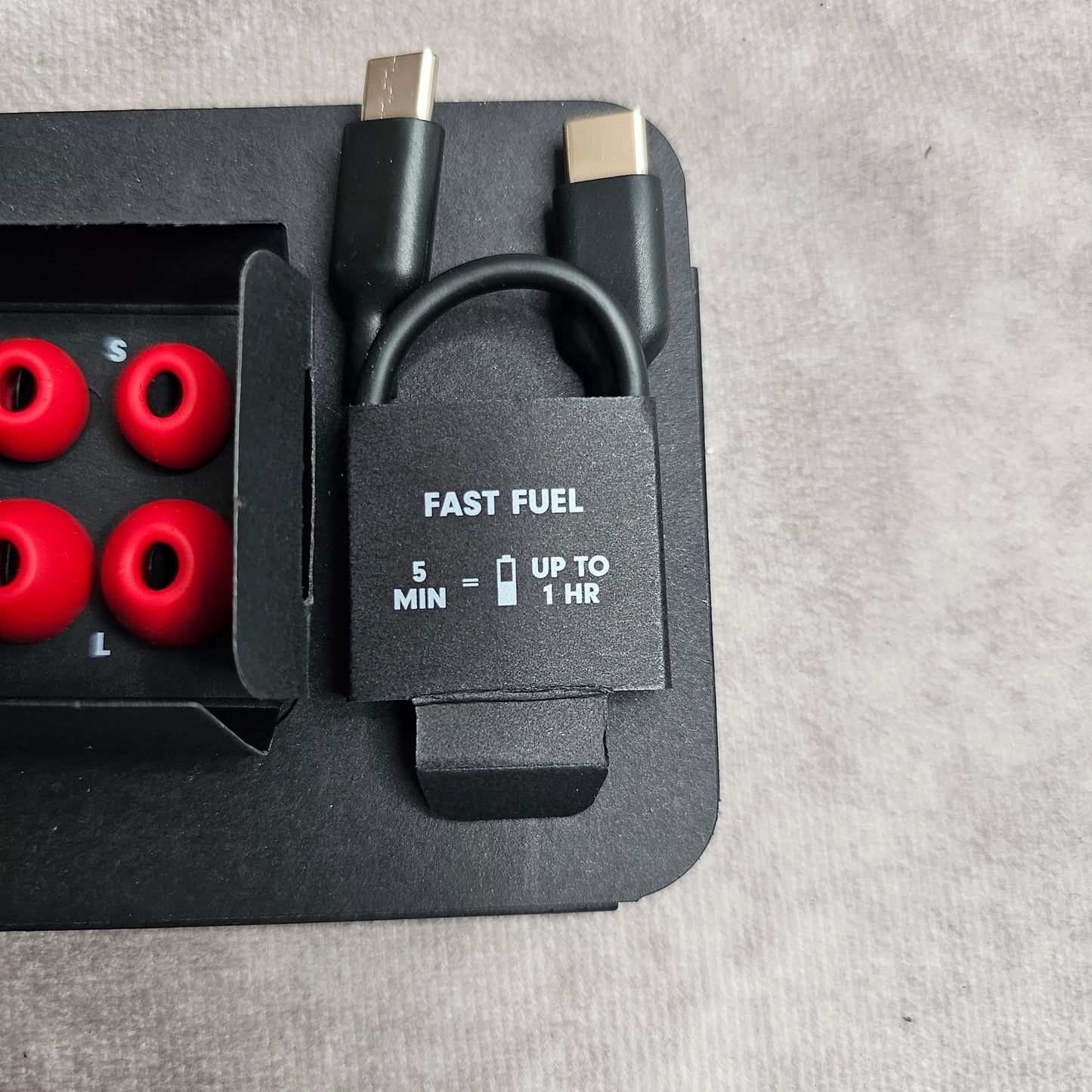 Beats Studio Buds Ear Tips & USB-C Cable Red