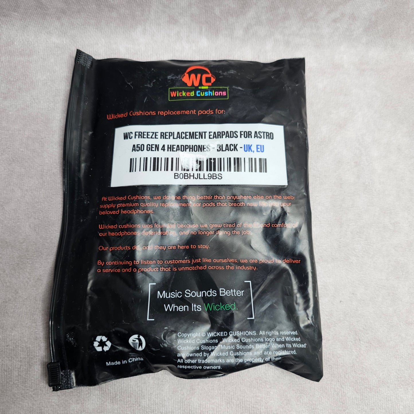 Wicked Cushions WC Freeze Earpads Astro A50 Black