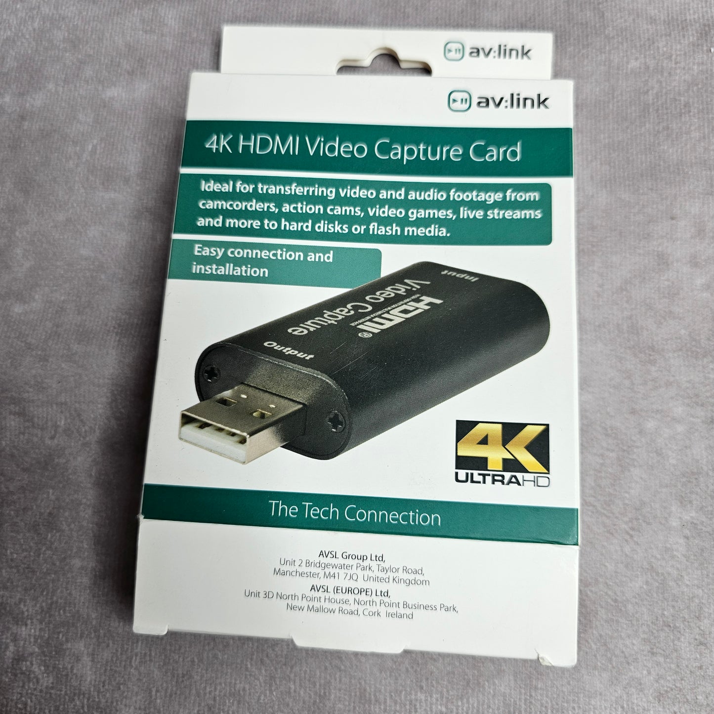 AV Link HDMI Video Capture Card – Black
