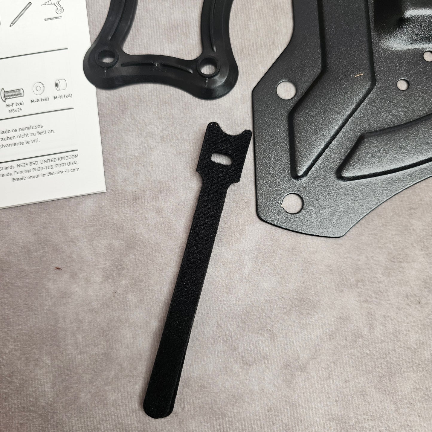 D-Line Flat TV Wall Mount Bracket – Black