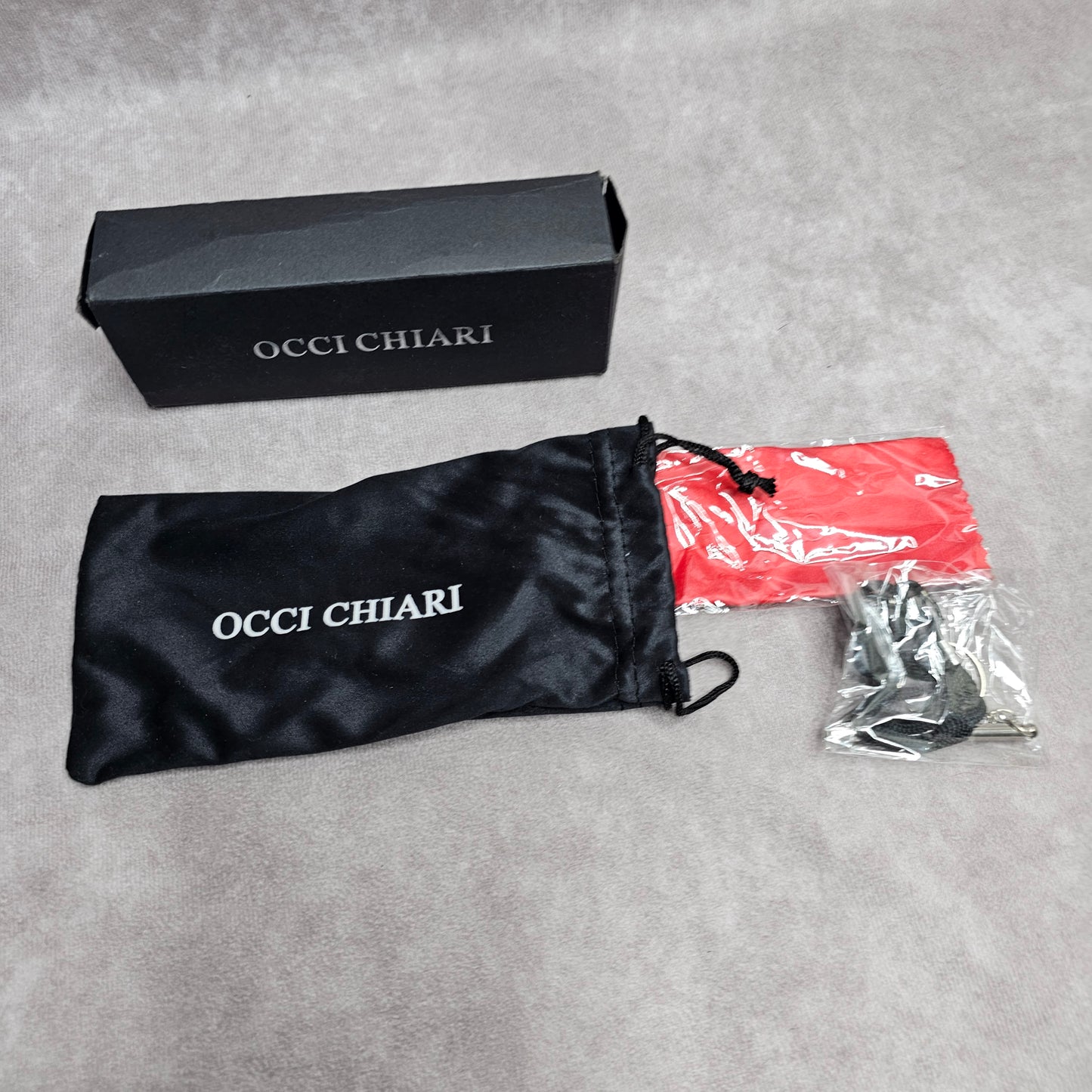 Occi Chiari Reading Glasses Square Frame Clear Crystal +2.50