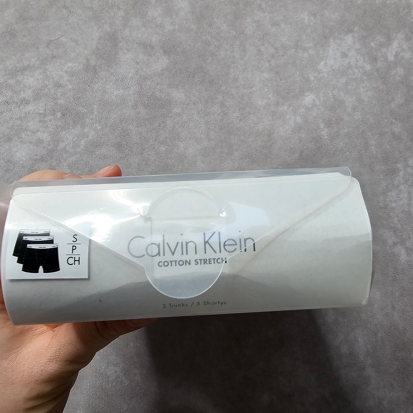 Calvin Klein Men's Low Rise Trunks 3 Pack – Black Size S-M
