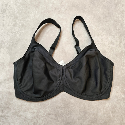 Triumph Modern Soft+Cotton W01 Bra Black UK 38DD