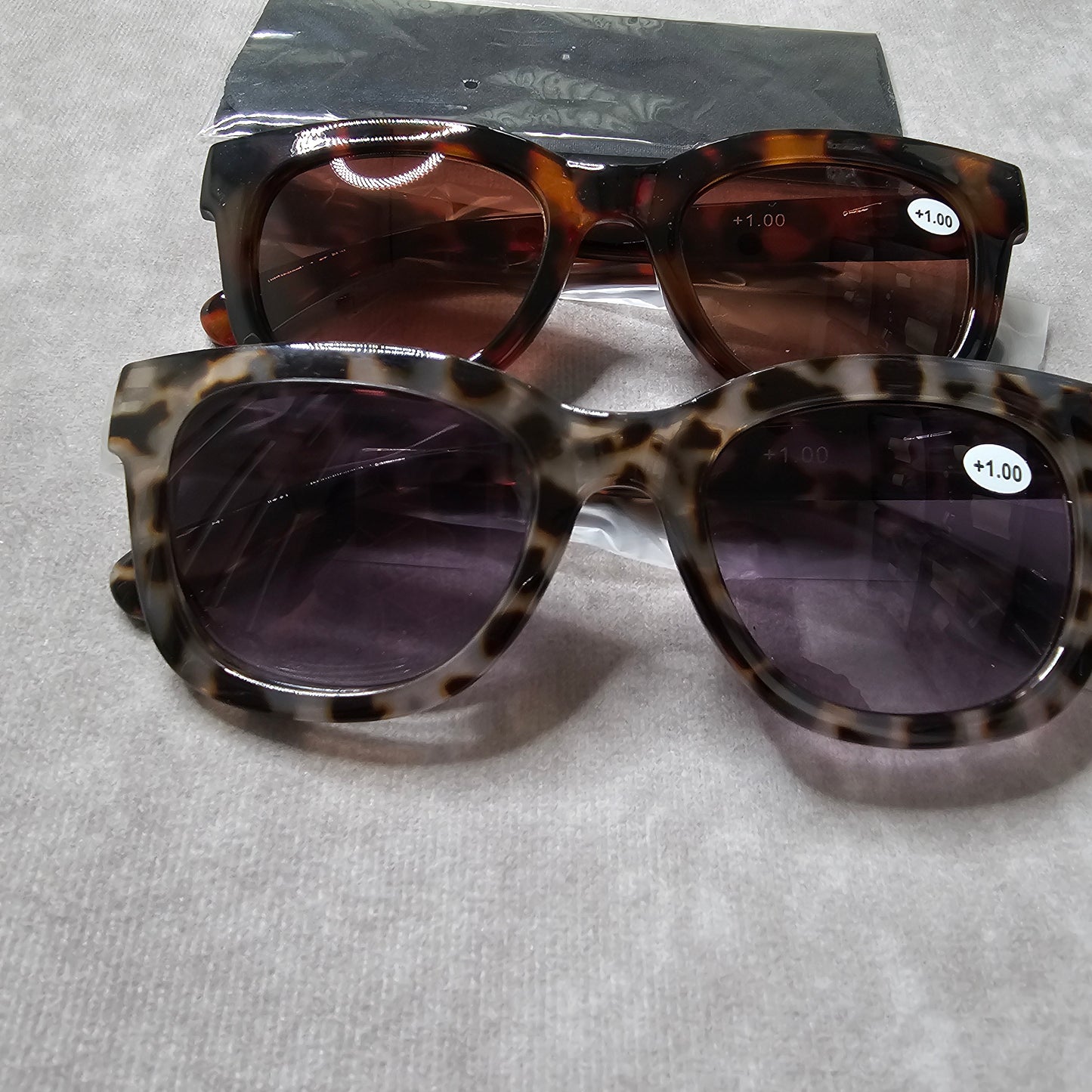 Fsread Bifocal Sunglasses 3 Pack +1.00 – Black/Tortoiseshell