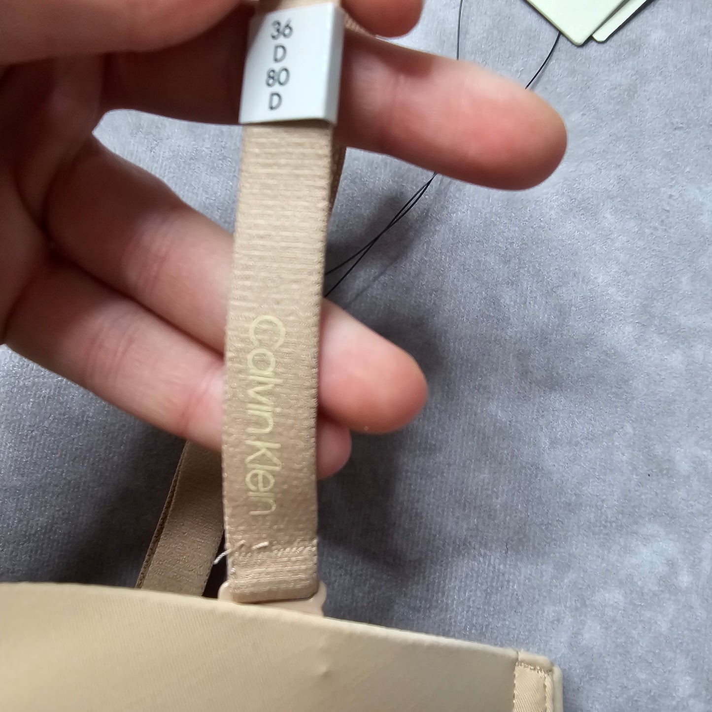 Calvin Klein Strapless Bra Lightly Lined – Nude UK 36D