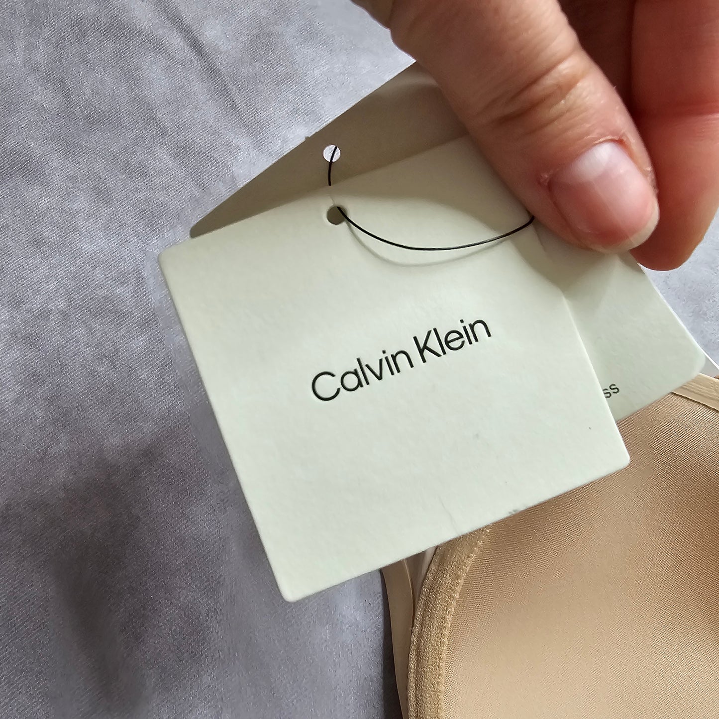 Calvin Klein Strapless Bra Lightly Lined – Nude UK 36D
