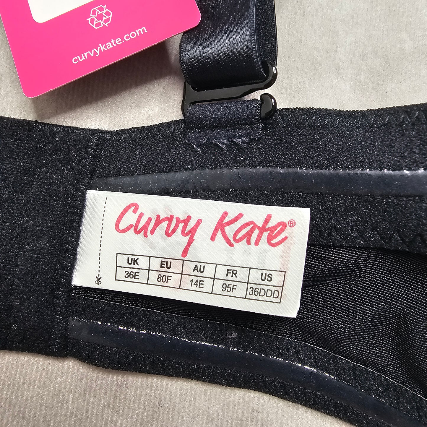 Curvy Kate Luxe Strapless Multiway Bra – Black UK 36E