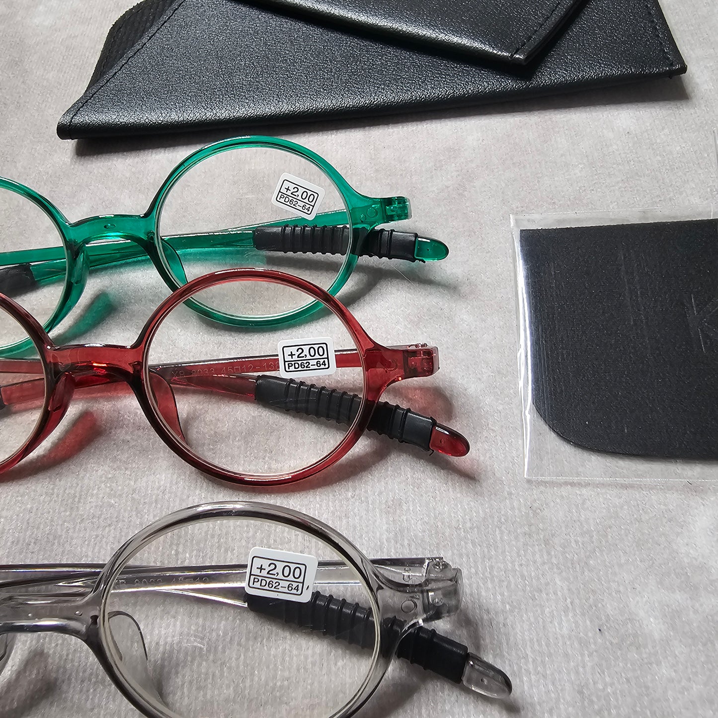 KoKoBin Round Reading Glasses 5 Pack +2.00 – Multi Colour