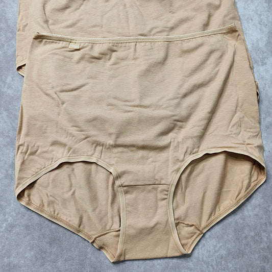 Sloggi 24/7 Cotton Maxi Briefs 3 Pack Beige UK 26